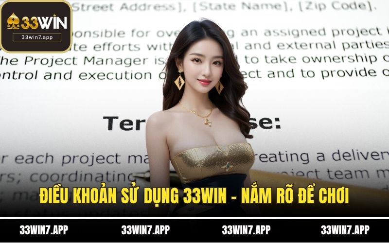 Điều Khoản Sử Dụng 33WIN