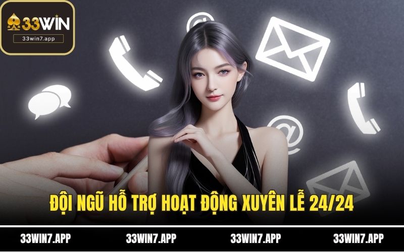 Đội ngũ hỗ trợ hoạt động xuyên lễ 24/24