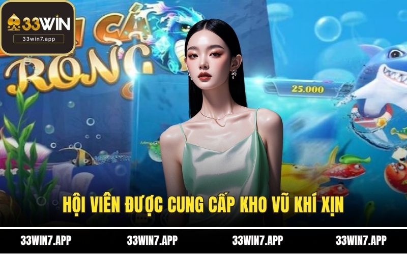Hội viên được cung cấp kho vũ khí xịn