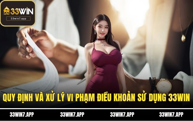 Quy định và xử lý vi phạm điều khoản sử dụng 33WIN